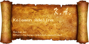 Kelemen Adelina névjegykártya